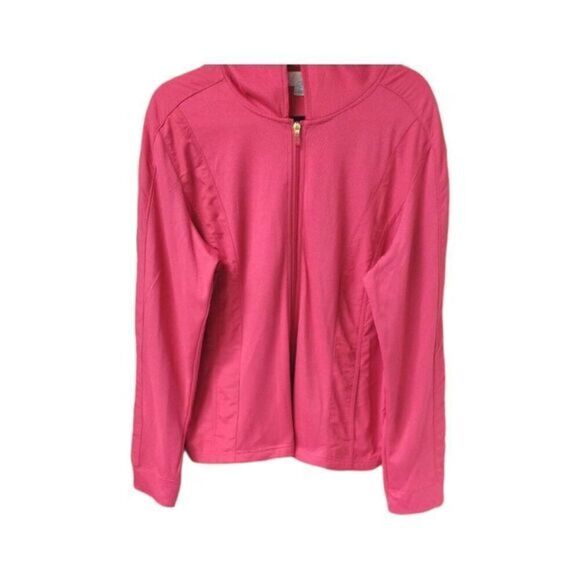 PRO SPIRIT Plus Size Women’s Pink  Lightweight Athletic Jacket. - Picture 2 of 15